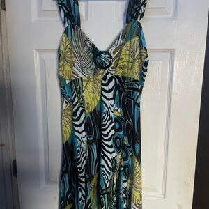 Tribal Kids One Piece with Leaf and Zebra Print